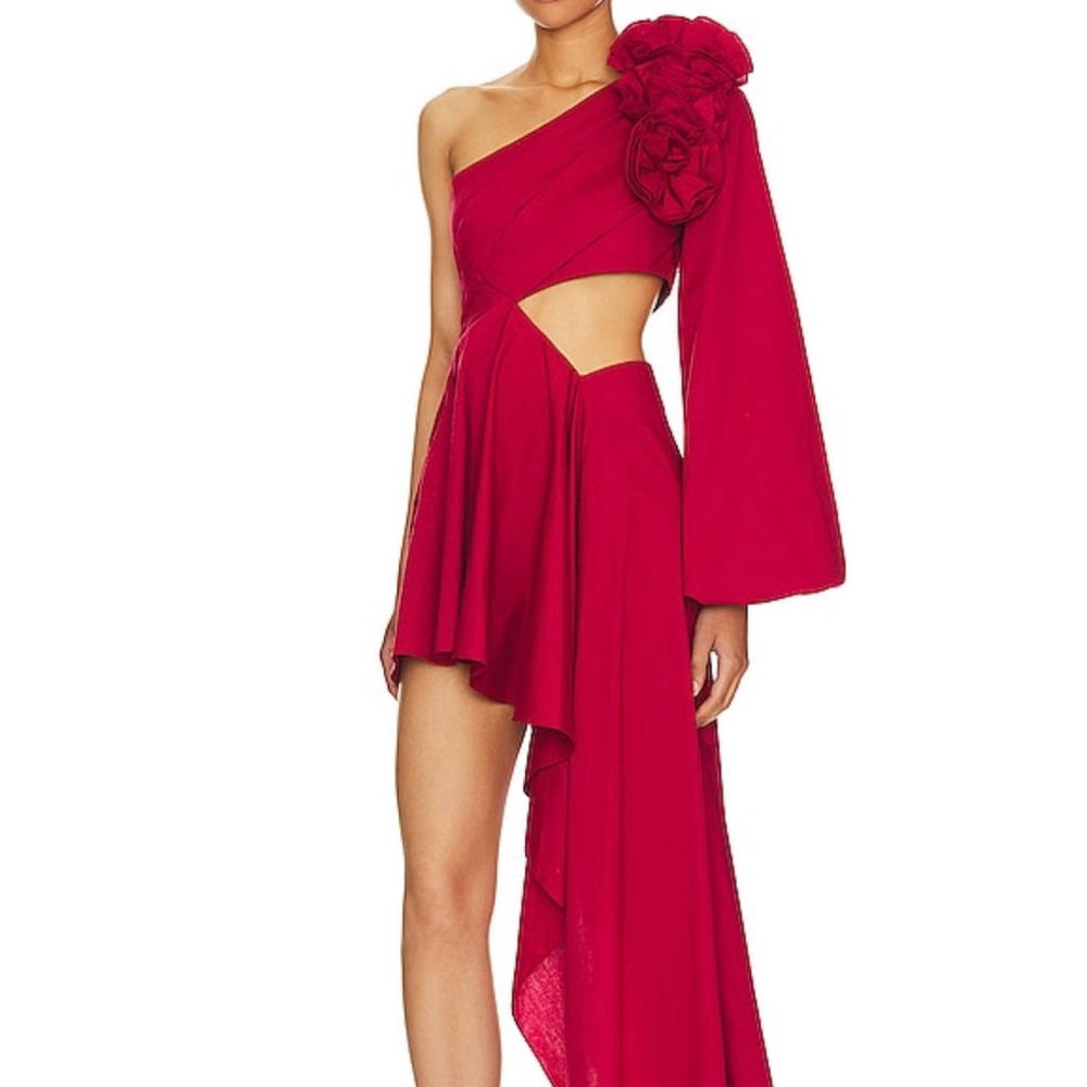 NBD Red Dress from Revolve
